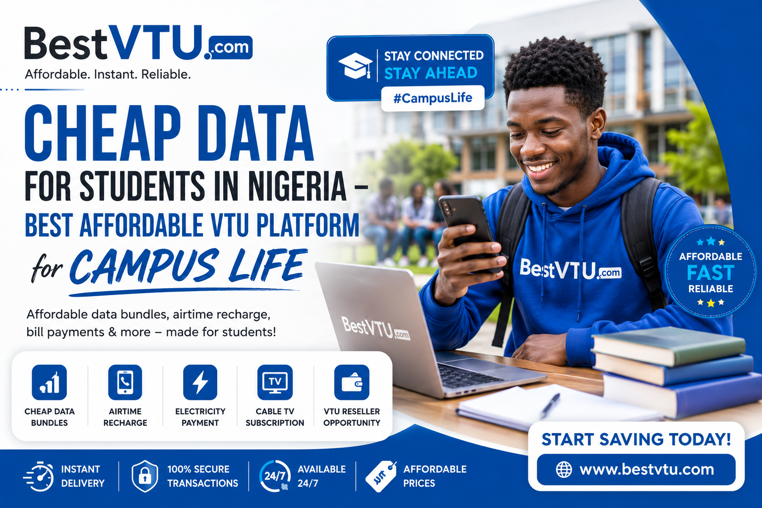 Cheap Data for Students in Nigeria – Best Affordable VTU Platform for Campus Life